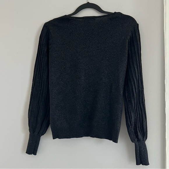 Nanette Lepore Black Metallic Sweater - Picture 6 of 6